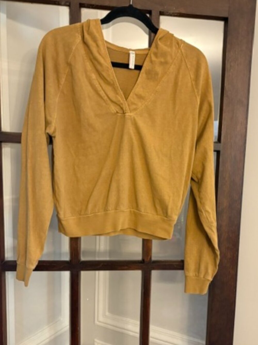 Free People Movement Apres Ski Hoodie in Mustard Yellow, Size Small
